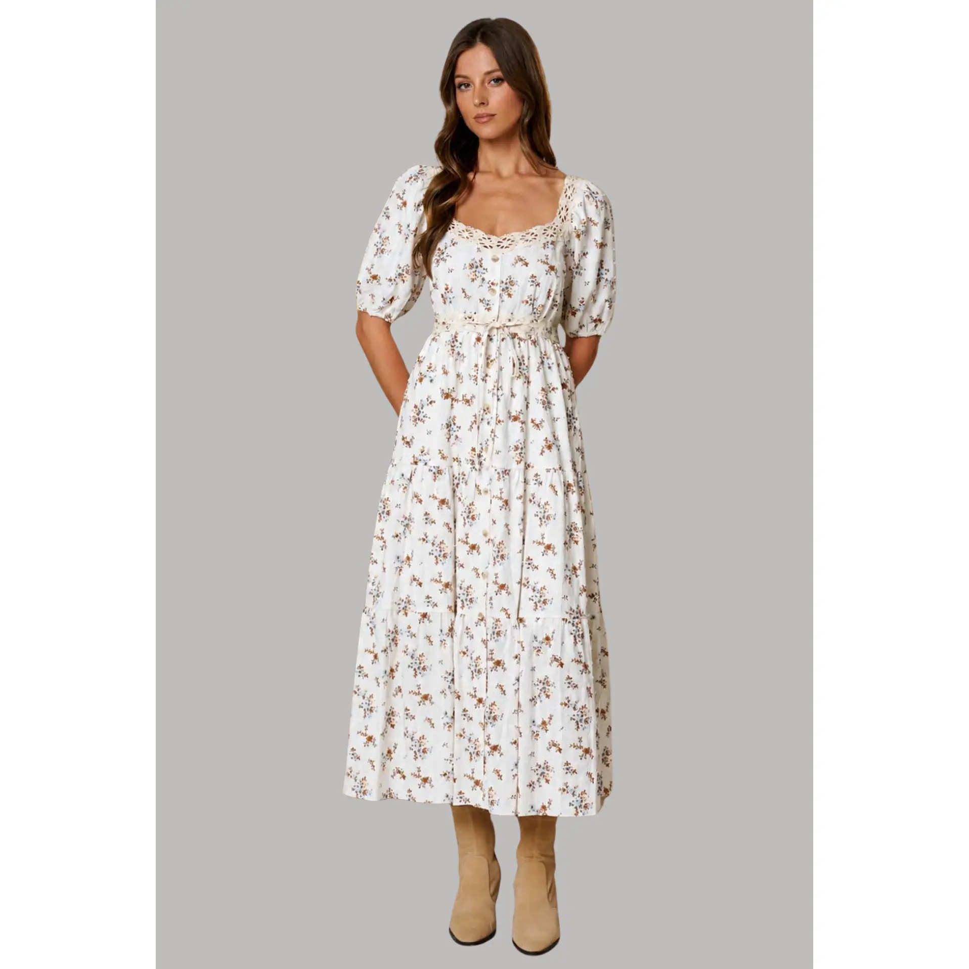 Win Me Over Midi Dress