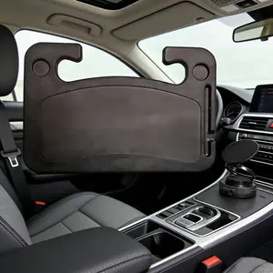 Car Gift Set: 2-in-1 Steering Wheel Desk Tray & 360° Magnetic Phone Mount - Perfect for On-the-Go Meals, Hands-Free Phone Use & Remote Work in Your Car