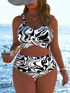 New Arrival Women's swimwear, Swimsuit beach outfits Plus swimwear summer beach festival vacation travel two piece set woman bikinis set Best Selling