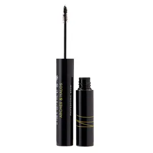 Microfiber Tinted Brow Mousse Waterproof - Dark Brown by Arches and Halos for Women - 0.106 oz Mousse