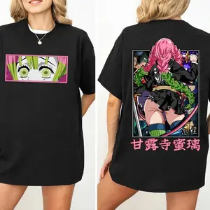 Demon Slayer T Shirt, Mitsuri Kanroji Limited Edition Hoodie For Kimetsu No Yaiba Fans Cotton Sweatshirt, Anime Shirt for men and women