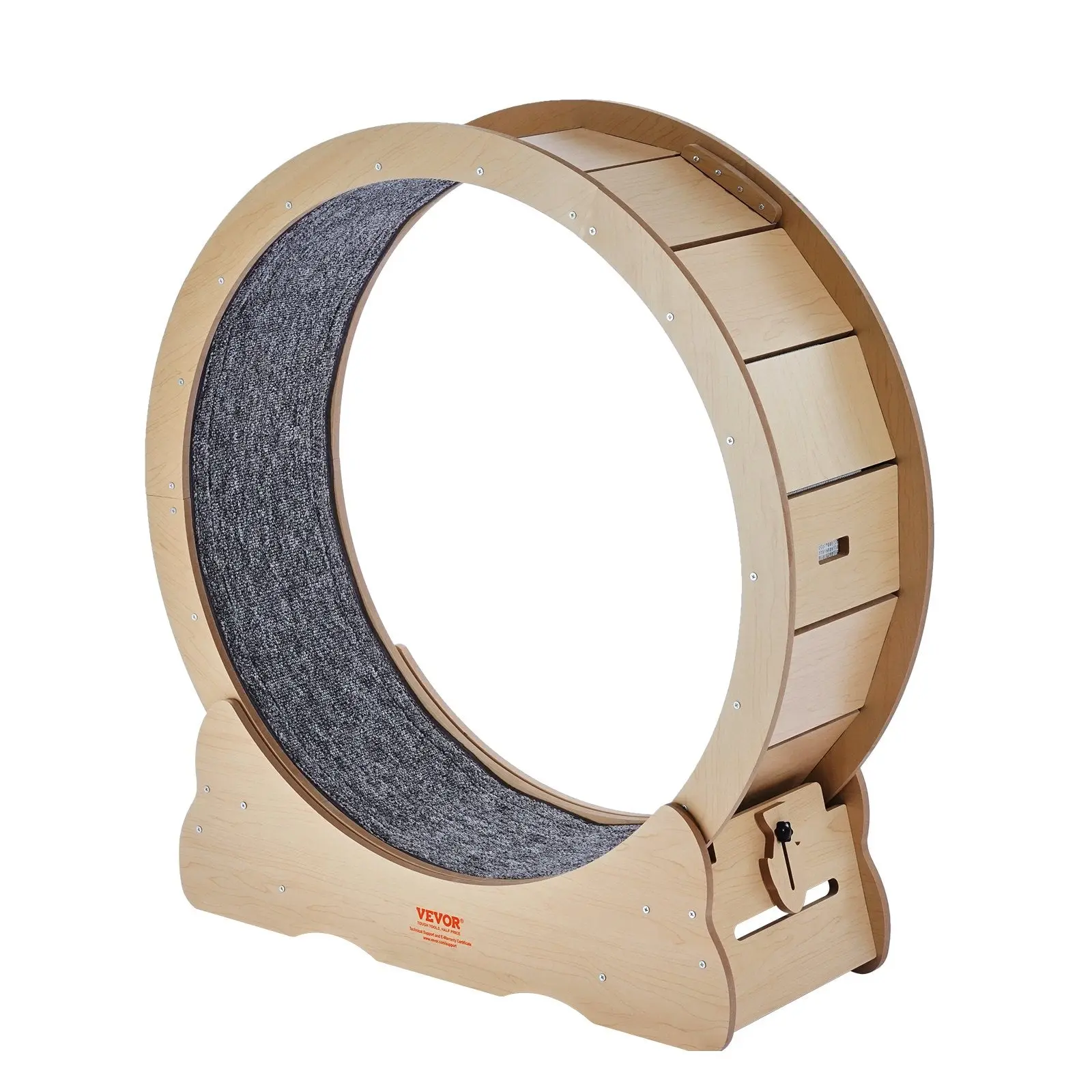 Large Indoor Cat Running Wheel – Quiet Exercise, 35.8" Stable Design, For Active Indoor Cats