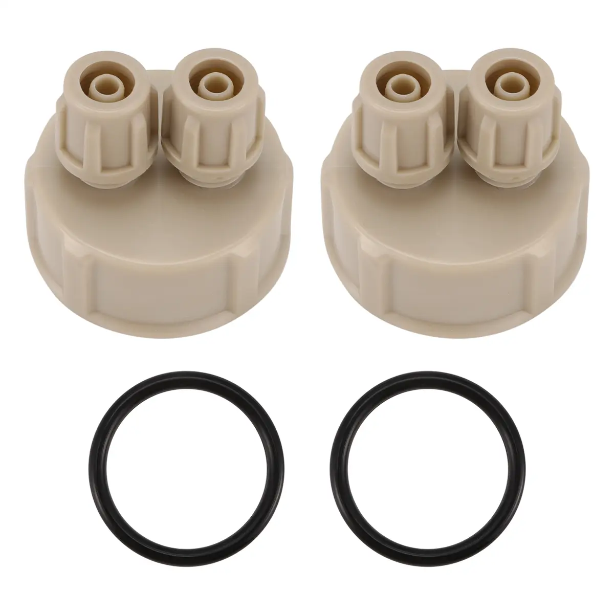 2-Piece ABS Aquarium CO2 Generator Caps, Multifunction DIY Reactor with a Quick Screw Design for Fish Tanks, Fits Carbonated Beverage Bottles, 2 X Quick Screw Cap, 2.8Mm Inner Diameter, 3.3Mm Outer Diameter, No, Quick Cap
