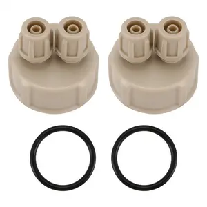 Aquarium Multifunction 2Pc DIY CO2 System Kits Generator Bottle Cap Fish Tank Carbon Dioxide DIY Reactor Quick Screw Cap