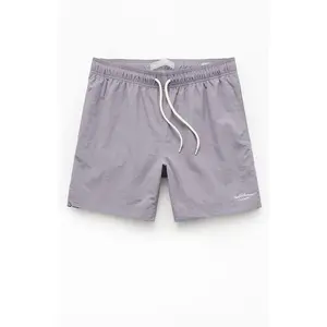 Pacsun Men's Silver Collegiate 6.5" Swim Trunks