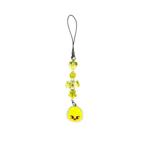 Yellow Phone Strap Yellow Keychain Yellow Phone Strap Yellow Keychain