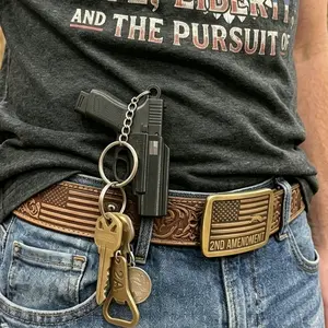 Quick Release Belt Clip Keychain for Men, EDC Tool Style Portable Pocket Key Holder, Multifunctional Heavy Duty Key Ring, Unique Birthday Father’s Day Gift for Dad, Boyfriend, Son & Coworkers