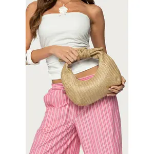 High Tide Mini Straw Bag