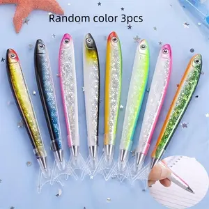 Creative Fish Ballpoint Pen Set, 3pcs Unique Design, Ideal for Note-Taking & Gift Giving, Durable Stationery Supplies, Writing Stationery