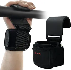 Lifting Hooks for Men and Women(Pair), Pull Up Straps, Gym Reapers Lifting Wrist Grips, Heavy Powerlifting, Lifting Hooks for Weight Lifting