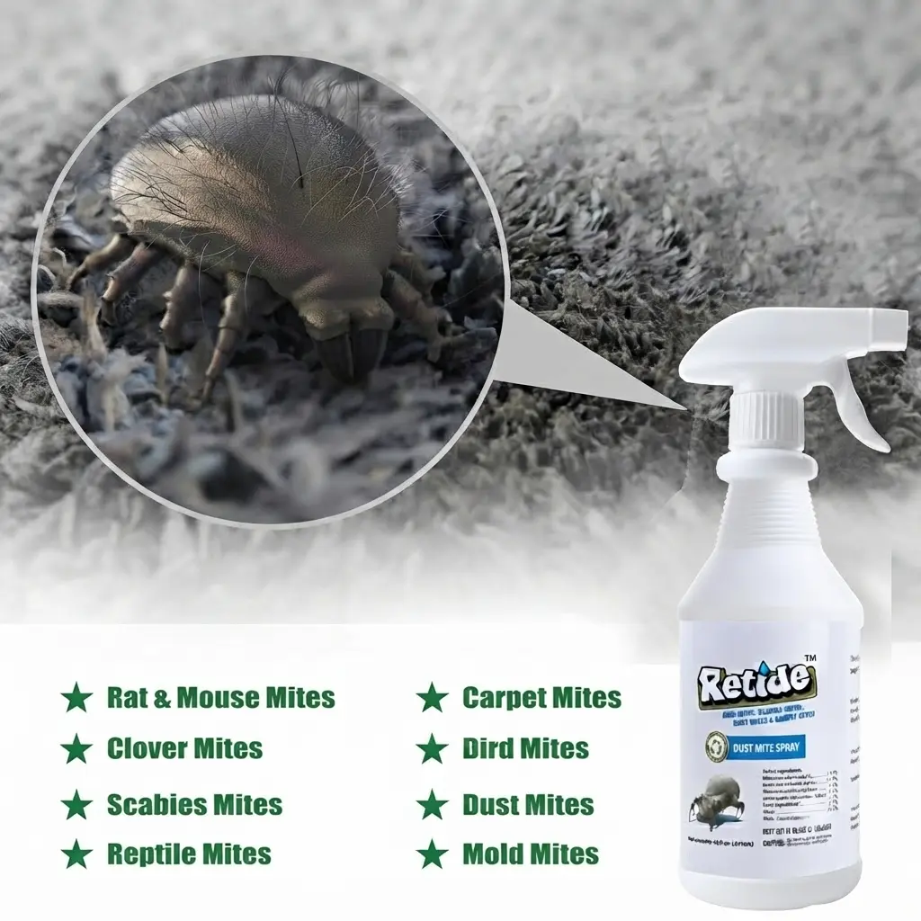 Natural Plant-Based Bed Bug Repellent Spray - Eco-Friendly Contact-Killing Mattress Spray with Citronella Oil, Scented, Stain-Free & Fresh Scent, People & Pet Safe, No-Rinse, Kills Bed Bugs and Mites & Eggs, Dorm/Home Essentials