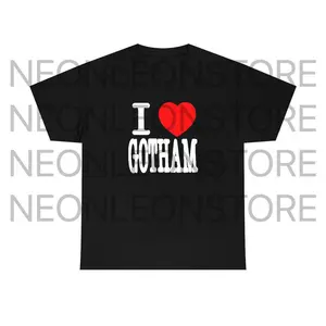 I Love Gotham Number Nine Heavy Cotton Tee, dc the don t-shirt, destroy lonely, hip hop t shirt, I love Gotham shirt, back to school tee, vamp security, number nine shirt, I love Kankan rr, I love tee shirt, number nine t-shirt, actual hate