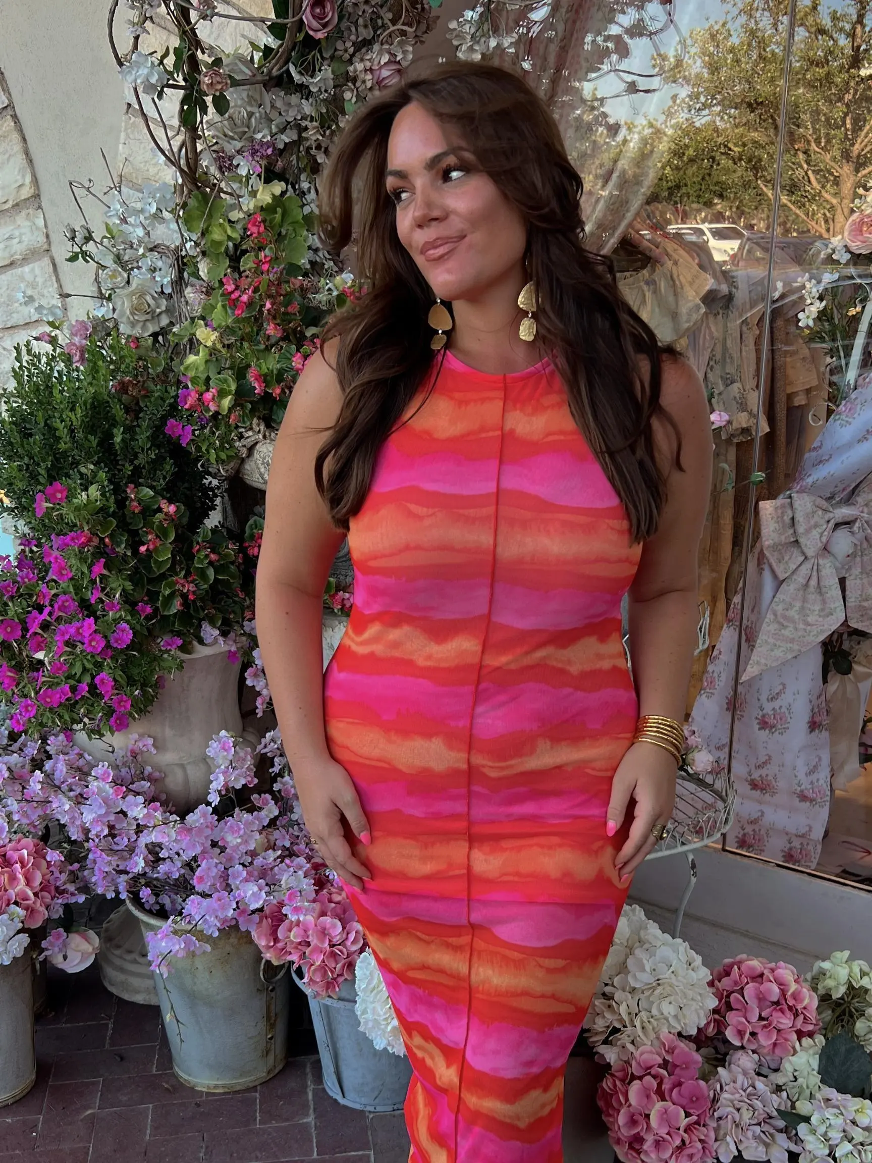 PINK AND ORANGE TIE DYE MAXI DRESS - TikTok Shop PINK AND ORANGE TIE DYE MAXI DRESS - TikTok Shop