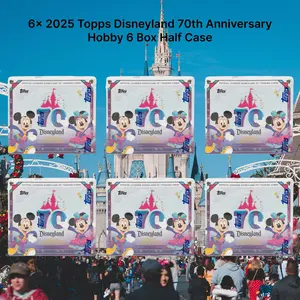 Disney Break 174 - 2025 Topps Disneyland 70th Anniversary Hobby 6 Box Half Case Pick Your Spot