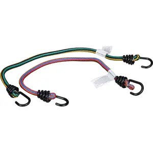 Coghlan's Stretch Cords 20" w/ Hooks (2 Pack), Bungee Rope Outdoor Camping Wrap