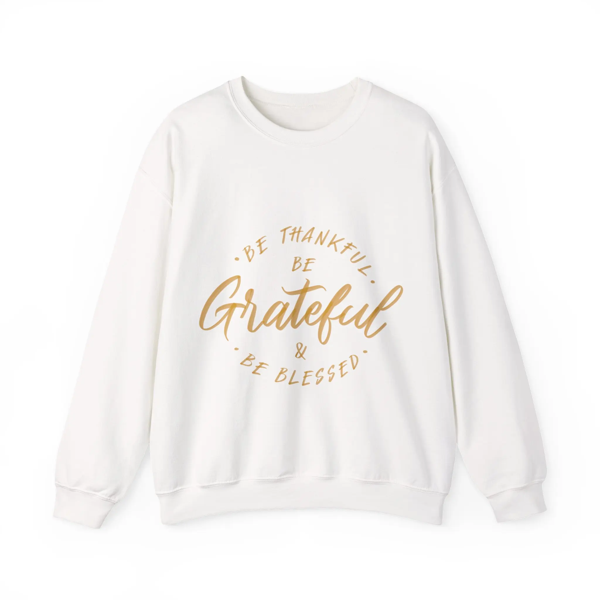 Grateful & Blessed Sweatshirt, Unisex Crewneck, Thanksgiving Apparel, Cozy Gift, Everyday Comfort