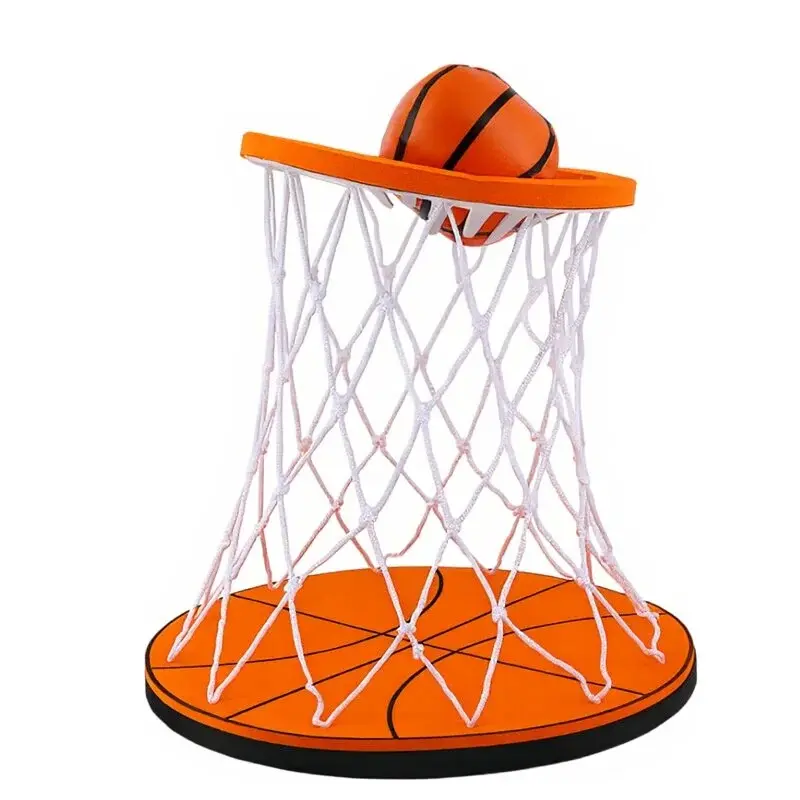 Indoor Hanging Basketball Hoop Set - Ceiling Mounted Mini Basketball Game, No Drill Fun Basketball Toy for Kids & Adults