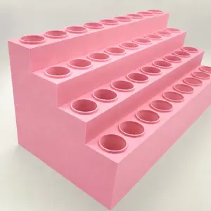 4-Tier Beadable Pen Display Stand, Pen Organizer with 20mm No-Wobble Openings for Craft Show Booths (Toys & Hobbies, DIY Beading & Jewelry Making)