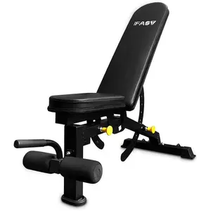 Adjustable Strength Training Bench Press Home Full Body Workout Foldable Weight Benches Gym Multi-functional Fitness Dumbbell Chair