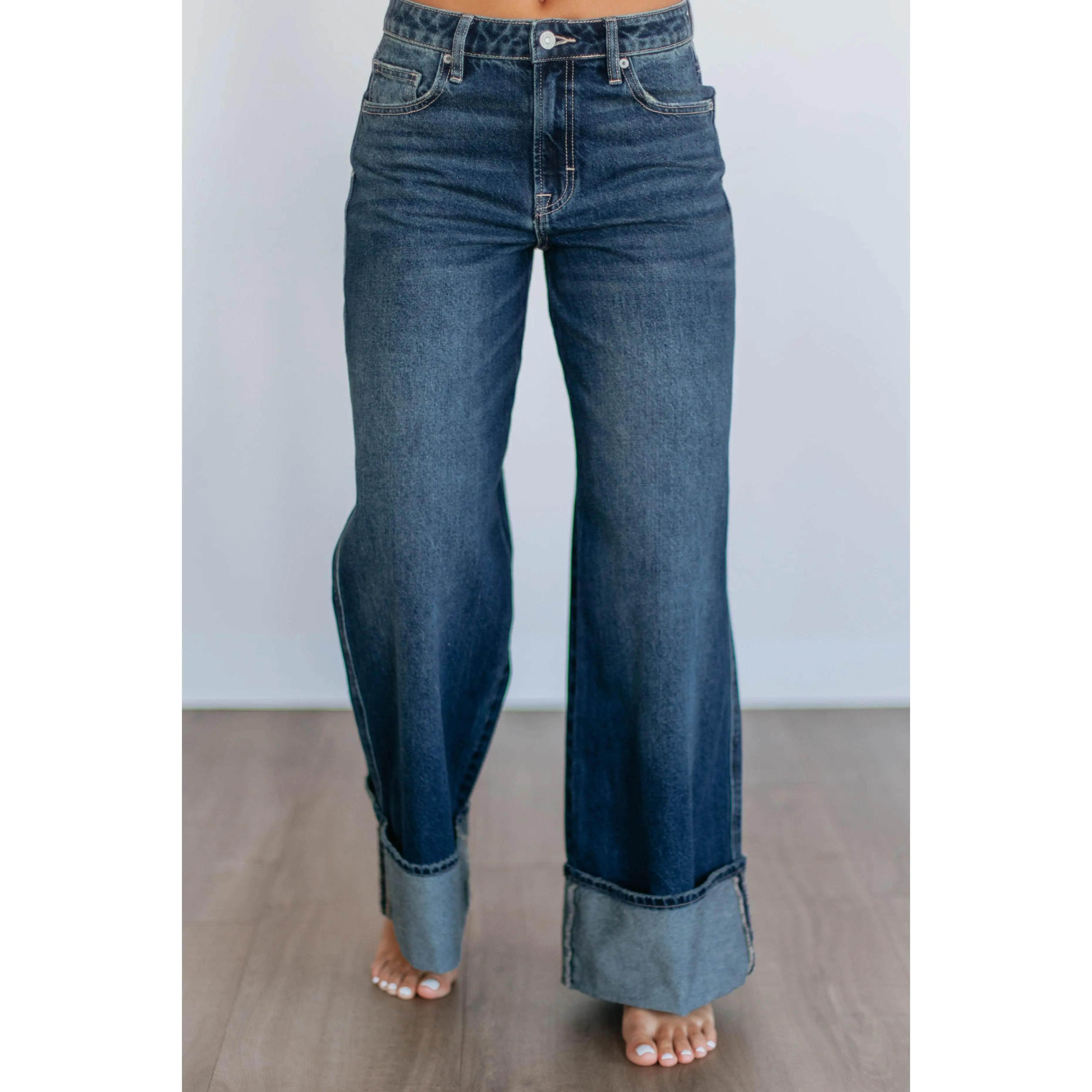 Nori Hidden Jeans - Dark Wash
