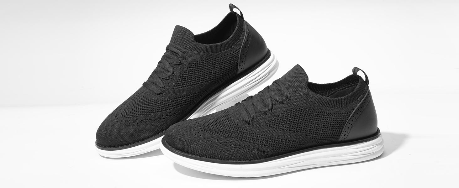 Bruno Marc [KnitFlex Craft] Men's Lightweight Mesh Casual Oxfords