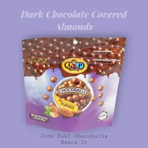 (3 pcs pack) JP ChocoBalls  Almond - Dark Chocolate - Snack It