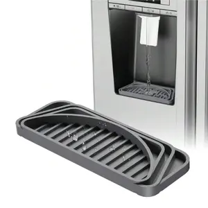 Silicone Mat for Water Dispenser, Drain Pad for Refrigerator and Coffee Machine, Fits Various Shapes of Water Accumulation Pits, Waterproof Coasters