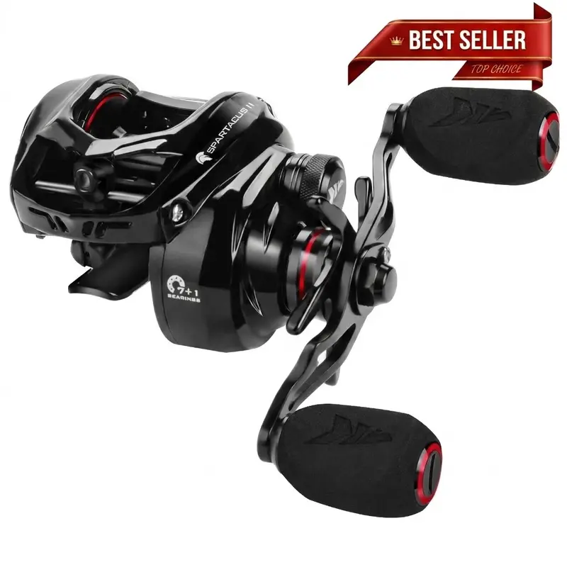 best baitcasting reel low gears Reaction Tackle ReactCast Equipped with Lews Multi Team Lew's - Pro-Ti Low-Profile