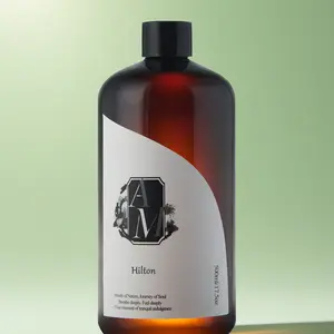 500ML Hilton Scented Water-Based Aromatherapy Essential Oil, No Fire Aromatherapy Refill, Suitable for Wicks and Humidifiers