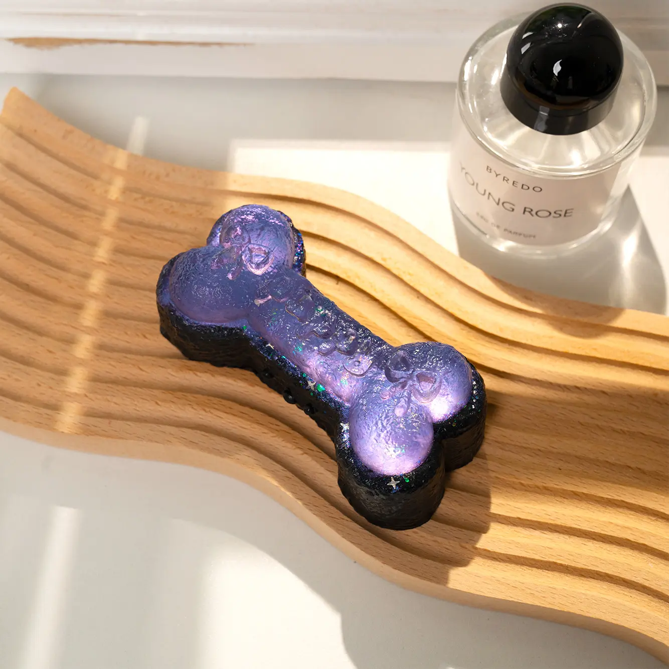 Pawtoto Galaxy Bones Stress Relief Toy - Handmade Food Grade Silicone, Creamy Clay Feel, Soft Quick Rebound, Decompression Squeeze, Sensory Fidget Relief, Squishy Sensory Fidgets, Cute Pick for Anxiety-Prone Individuals