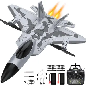 4CH RC Airplane, RC Plane That Can Vertical Take Off, F-22 Remote Control Airplane with Xpilot Stabilization System & Aerobatic, Remote Control Plane for Experts Adults Kids Boys.