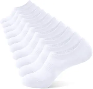 No Show Socks Womens Low Cut Non Slip Athletic Cotton Invisible Women Sock 5 Pairs