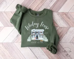 Swift Christmas House Sweatshirt, Swift Gift, Women Holiday, Christmas Swifti T-Shirt, Christmas House Hoodie Casual Cotton Casual Crewneck Fabric