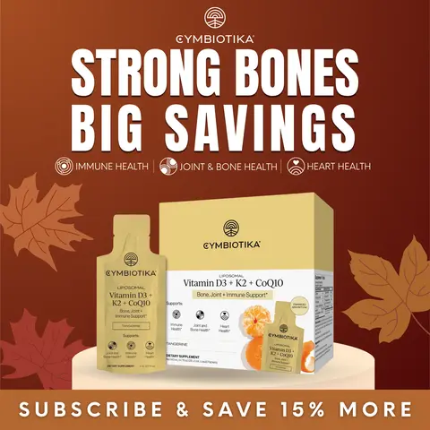 Liposomal Vitamin D3 + K2 + CoQ10 | 28 Packets | Clinically Proven 2x Better Absorbed | Stronger Bones, Healthier Heart & Immune Support | Plant-Based Lichen D3 | Dual MK-4 & MK-7 | 4,000 IU | 40mg Ubiquinol CoQ10 | Vegan | Third-Party Tested