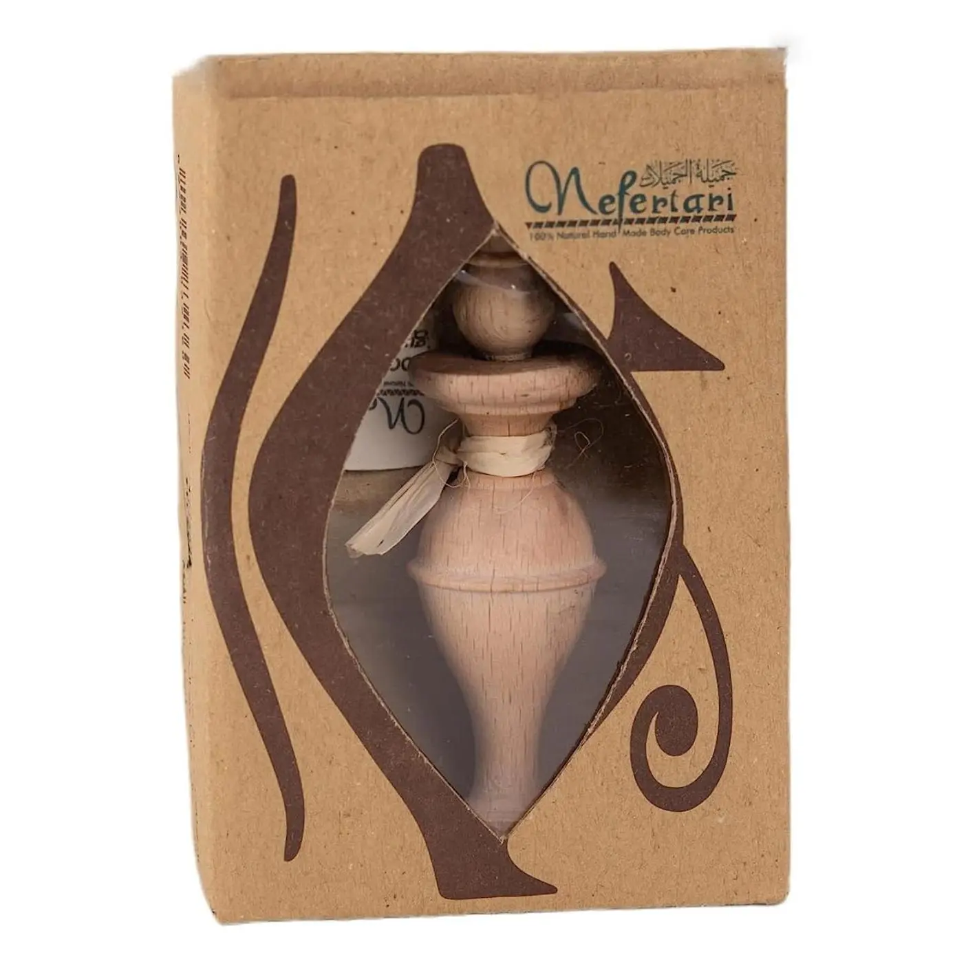 Nefertari 100% Natural Egyptian Eyeliner in Powder Form Handmade KOHL with Pharaoh Packing Lead-Free & Allergy-Free