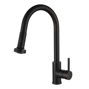 Kitchen Faucet with Pull Out Spray in Oil Rubbed Bronze faucet