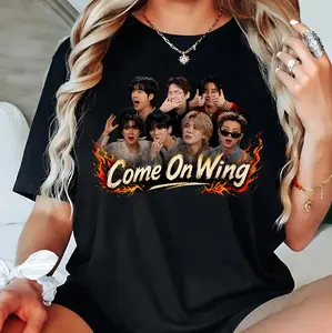 Come on Wing Graphic Tee, 2.0 Arirang Cult Army Kpop Youth Shirt, Arirang Y2k T-Shirt for Men, Women and Kids
