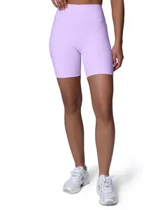 PAVOI ACTIVE High Waisted Athletic Shorts with Pockets for Women - Buttery Soft No Front Seam 4" & 6" Biker Workout Yoga Shorts - FlexFlow