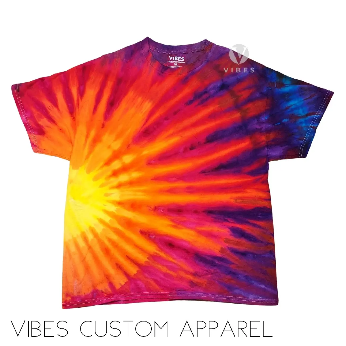 Sunset Sunburst Tie Dye Unisex T-Shirt Sunset Sunburst Tie Dye Unisex T-Shirt