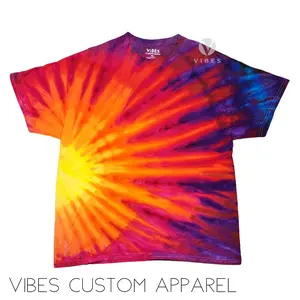 Sunset Sunburst Tie Dye Unisex T-Shirt
