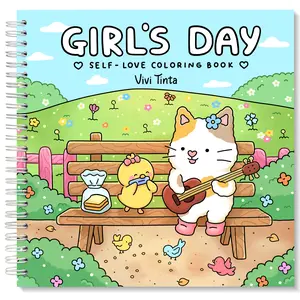 Girl’s Day: Self-Love Coloring Book for Adults & Teens Featuring Activities in Everyday Life