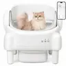 TAYACICY 16.5" Open-Top Automatic Litter Box - 10.5L Smart Self-Cleaner with Dual Safety Tech, Infrared/Gravity Sensors, 2.4G WiFi, Smart App Control, Sealed Bin Odor Traps, Washable Reusable Liner, 16.5"×16.5" Entrance, Universal for Cats,Gifts