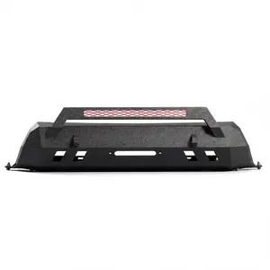 Front Bumper Fit For 2016-2023 Toyota Tacoma (Excluding Tacoma TRD/Tacoma TRD Sport) With Winch Plate / D-Ring Mounts Steel Front Bumpers with E-Coating / Bull Bar