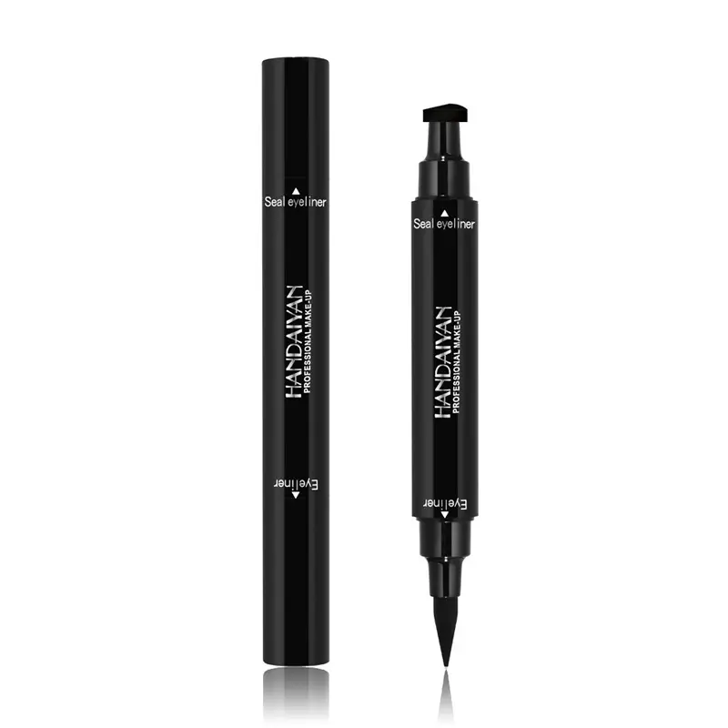 Winged Eyeliner Stamp & Liquid Pen Cosmetic - Waterproof, Smudge-Proof, Quick-Drying, Beginner-Friendly Perfect Wing Maker Must-Have Makeup Product