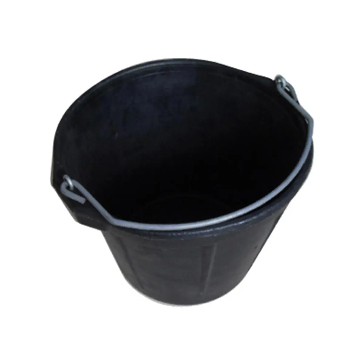 212 MAIN Master Rancher MR10QR-BUCK-BLK 10 Qt Heavy Duty Rubber Bucket, Bucket Tool, Home Care Supplies
