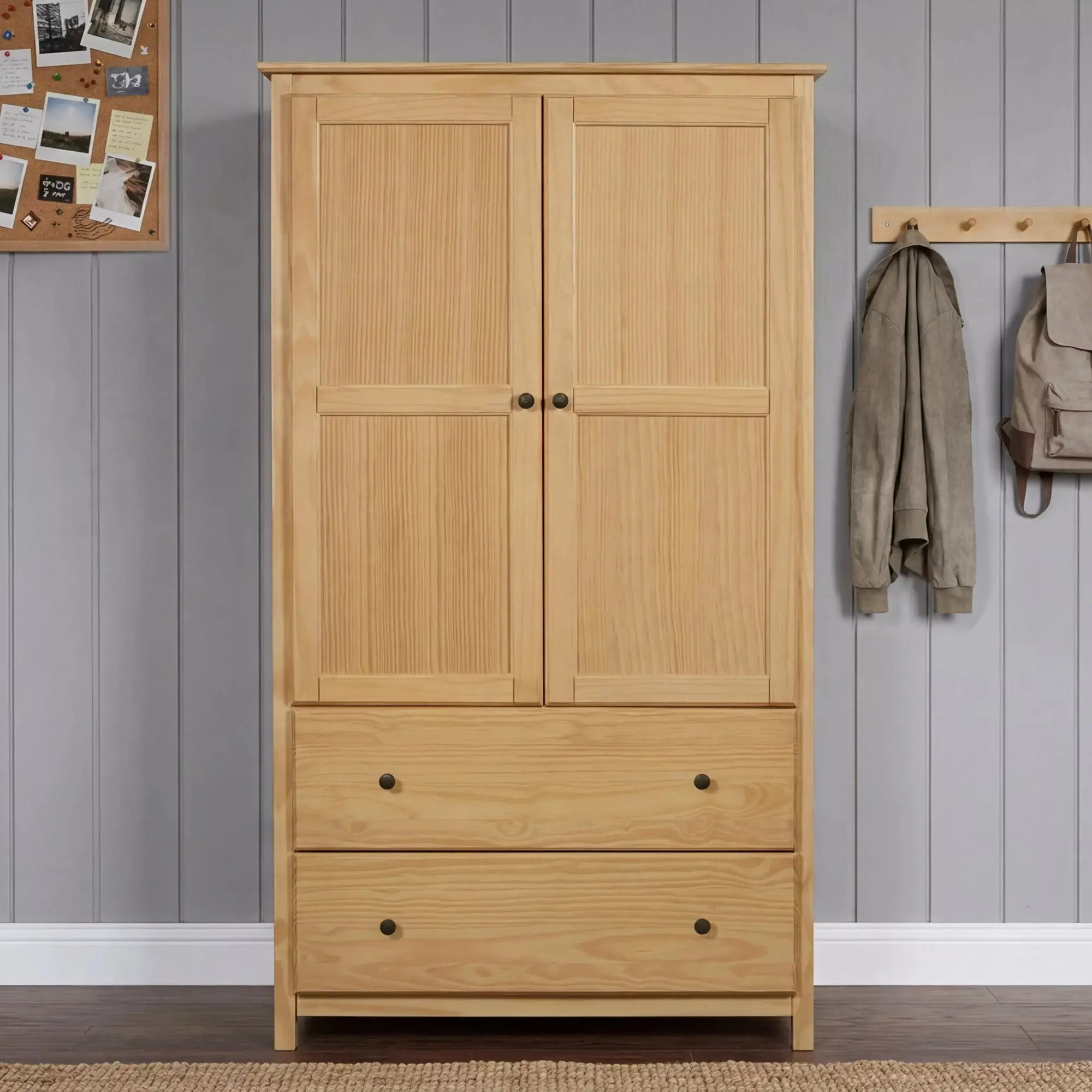 Shaker 2-Door Wardrobe
