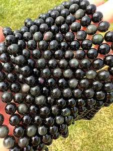 Black Obsidian Bead Strand - Mixed Beads - Fashion Accessory