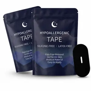 Mouth Tape for Sleeping, 2 Bags 60 Strips, Anti Snoring Tape, Gentle Hypoallergenic Sleep Tape, Promote Nasal Breathing & Jawline Support