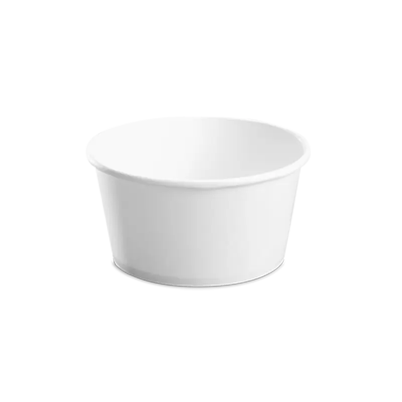 CCF 24OZ(D142MM) Yogurt Paper Cup (Hot/Cold Use) - White 600 Pieces/Case
