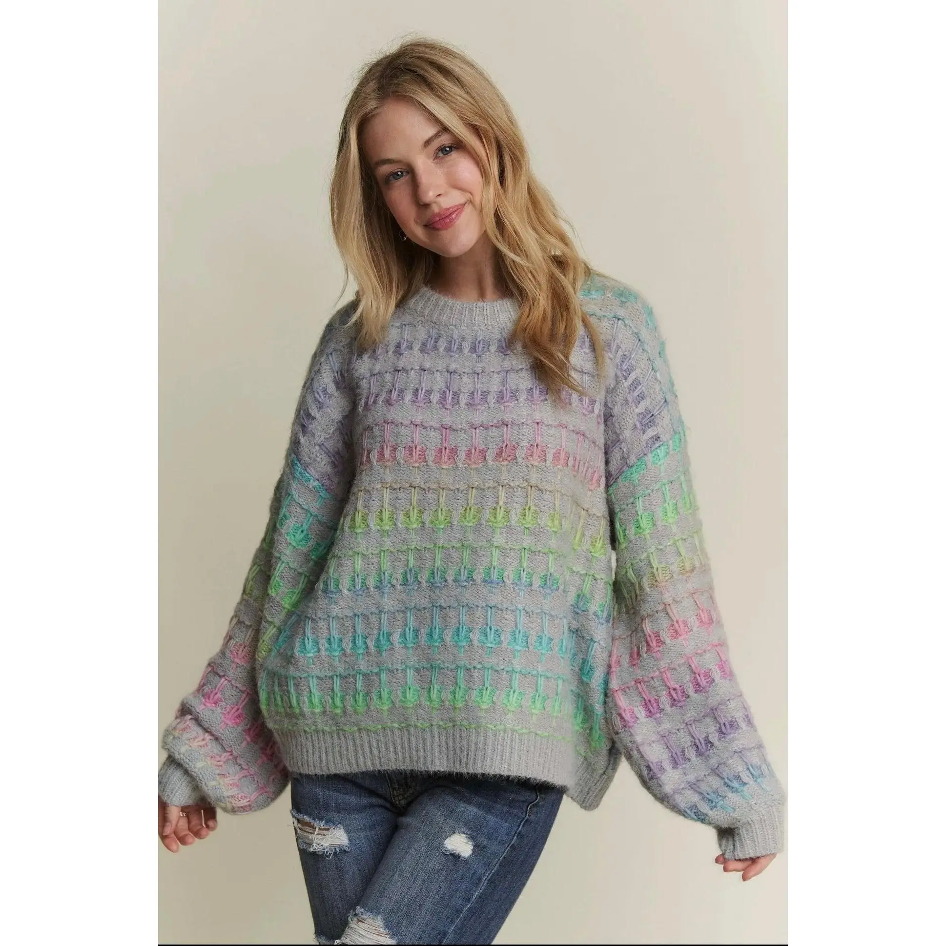 Rainbow Mist Ombre Sweater